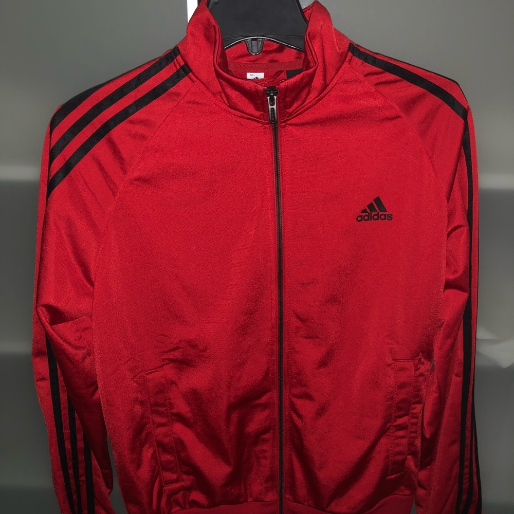 Red Adidas Track Jacket